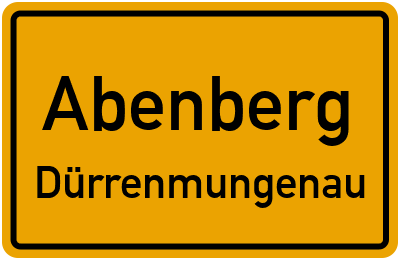 Straßenverzeichnis Abenberg Dürrenmungenau