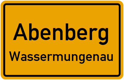 Straßenverzeichnis Abenberg Wassermungenau