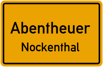 Straßenverzeichnis Abentheuer Nockenthal