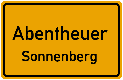 Straßenverzeichnis Abentheuer Sonnenberg