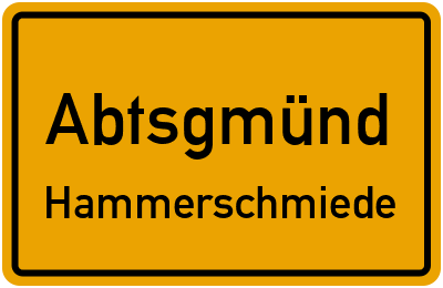 Straßenverzeichnis Abtsgmünd Hammerschmiede