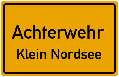 Straßenverzeichnis Achterwehr Klein Nordsee