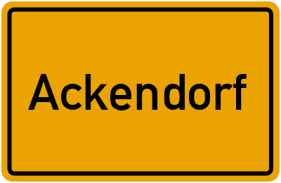 Ackendorf Branchenbuch