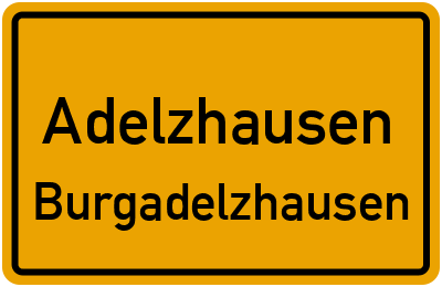 Straßenverzeichnis Adelzhausen Burgadelzhausen