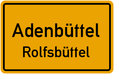 Straßenverzeichnis Adenbüttel Rolfsbüttel