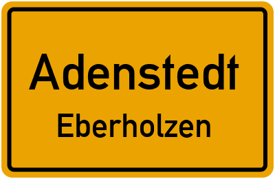 Straßenverzeichnis Adenstedt Eberholzen