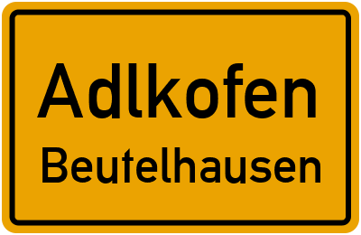 Straßenverzeichnis Adlkofen Beutelhausen