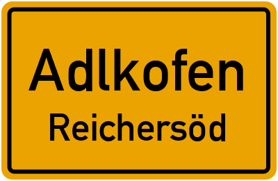 Straßenverzeichnis Adlkofen Reichersöd