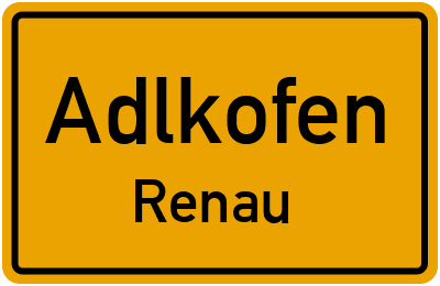 Straßenverzeichnis Adlkofen Renau