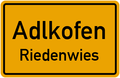 Straßenverzeichnis Adlkofen Riedenwies