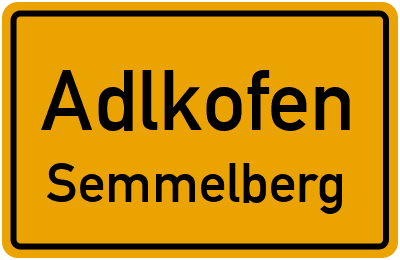 Straßenverzeichnis Adlkofen Semmelberg