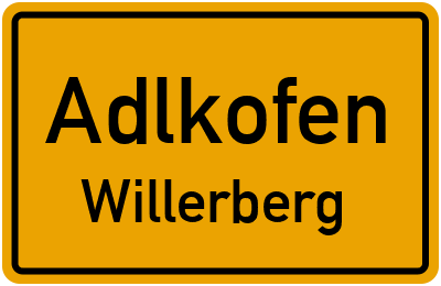 Straßenverzeichnis Adlkofen Willerberg