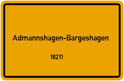 18211 Admannshagen-Bargeshagen