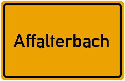 Branchenbuch Affalterbach, Baden-Württemberg