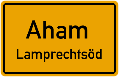Straßenverzeichnis Aham Lamprechtsöd