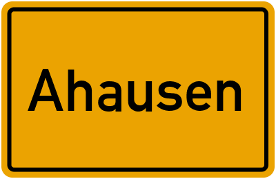 Ahausen in Niedersachsen