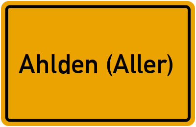 Ahlden (Aller) in Niedersachsen
