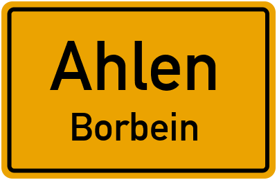 Straßenverzeichnis Ahlen Borbein