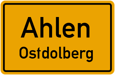 Straßenverzeichnis Ahlen Ostdolberg