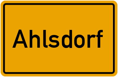 Ahlsdorf in Sachsen-Anhalt