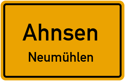 Straßenverzeichnis Ahnsen Neumühlen