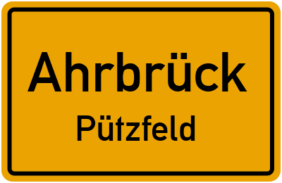 Straßenverzeichnis Ahrbrück Pützfeld