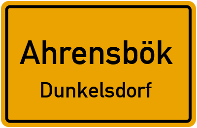Straßenverzeichnis Ahrensbök Dunkelsdorf