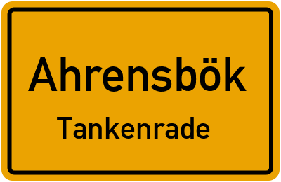 Straßenverzeichnis Ahrensbök Tankenrade