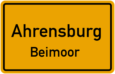Straßenverzeichnis Ahrensburg Beimoor