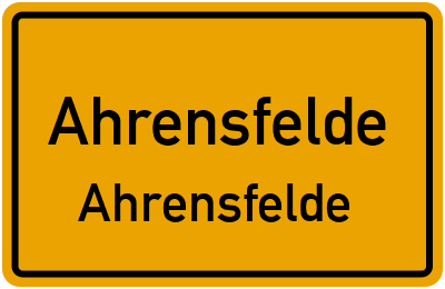 Straßenverzeichnis Ahrensfelde Ahrensfelde
