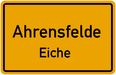 Straßenverzeichnis Ahrensfelde Eiche