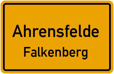 Straßenverzeichnis Ahrensfelde Falkenberg