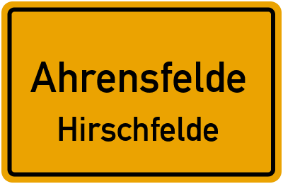 Straßenverzeichnis Ahrensfelde Hirschfelde