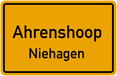 Straßenverzeichnis Ahrenshoop Niehagen