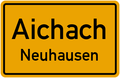 Straßenverzeichnis Aichach Neuhausen