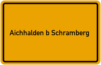 Branchenbuch Aichhalden b Schramberg, Baden-Württemberg