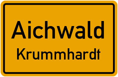 Straßenverzeichnis Aichwald Krummhardt