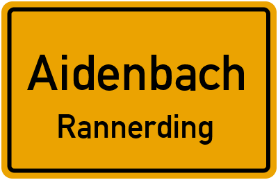 Straßenverzeichnis Aidenbach Rannerding