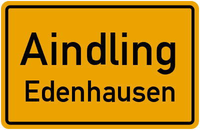 Straßenverzeichnis Aindling Edenhausen