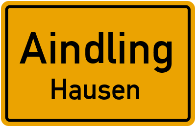 Straßenverzeichnis Aindling Hausen