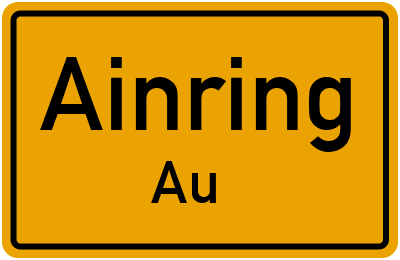 Straßenverzeichnis Ainring Au