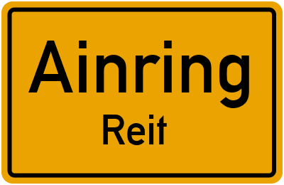 Straßenverzeichnis Ainring Reit