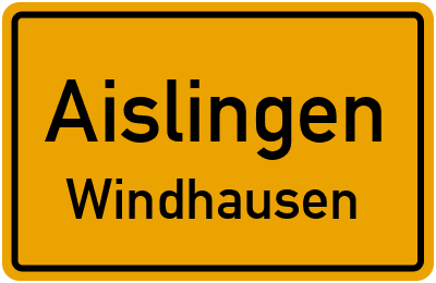 Straßenverzeichnis Aislingen Windhausen
