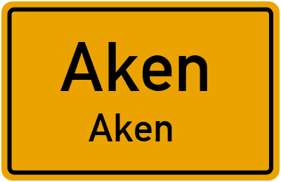 Straßenverzeichnis Aken Aken