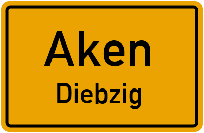Straßenverzeichnis Aken Diebzig