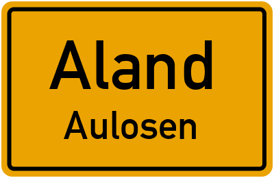 Straßenverzeichnis Aland Aulosen