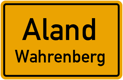 Straßenverzeichnis Aland Wahrenberg