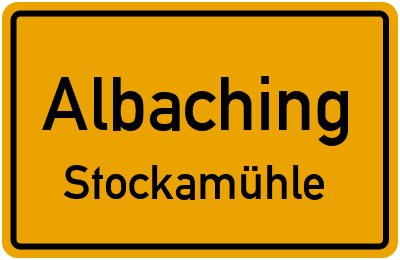 Straßenverzeichnis Albaching Stockamühle