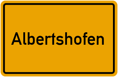 Albertshofen in Bayern erkunden