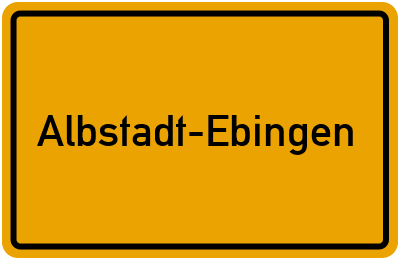Branchenbuch Albstadt-Ebingen, Baden-Württemberg